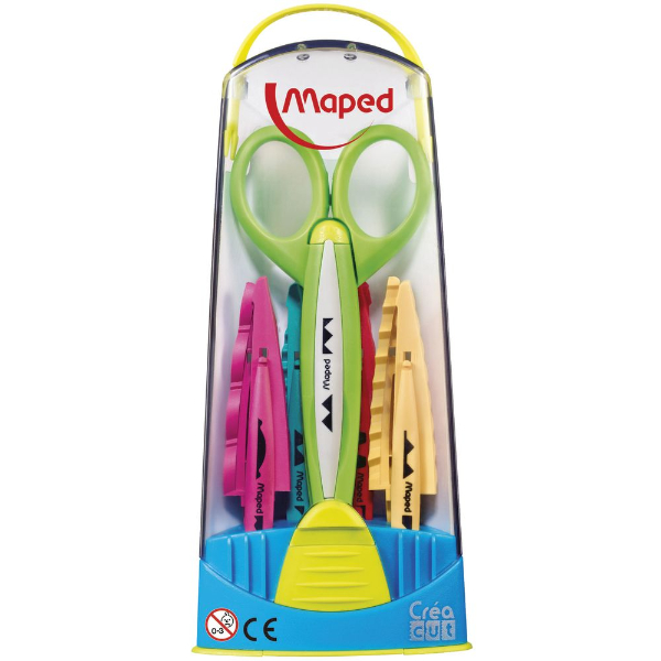 Scissors Creative x1 + 5 Blades Blister MAPED 601006